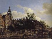 Old church landscape Jan van der Heyden